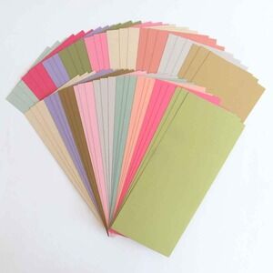Anna Griffin 54 Pc. Slimline PASTELS Perfect Palette Double Sided Cardstock